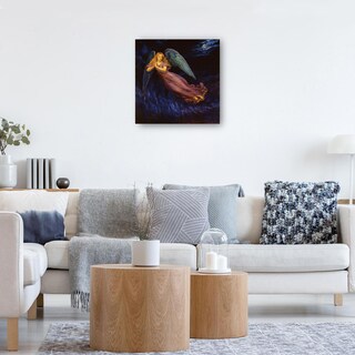 Foto 4 | Cuadro Decorativo - Buenas Noches Ángel - Edgar Jerins - Arte Moderno - Impresión En Lienzo - Fine Art Tj