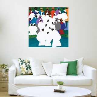 Foto 3 | Cuadro Decorativo - Caminar Por El Agua - Synthia Saint James - Arte Moderno - Impresión En Lienzo - Fine Art Tj