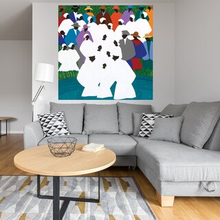 Foto 4 | Cuadro Decorativo - Caminar Por El Agua - Synthia Saint James - Arte Moderno - Impresión En Lienzo - Fine Art Tj
