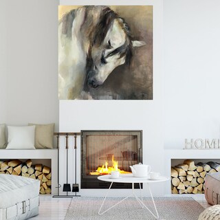Foto 4 | Cuadro Decorativo - Caballo Clásico - Marilyn Hageman - Arte Moderno - Impresión En Lienzo - Fine Art Tj