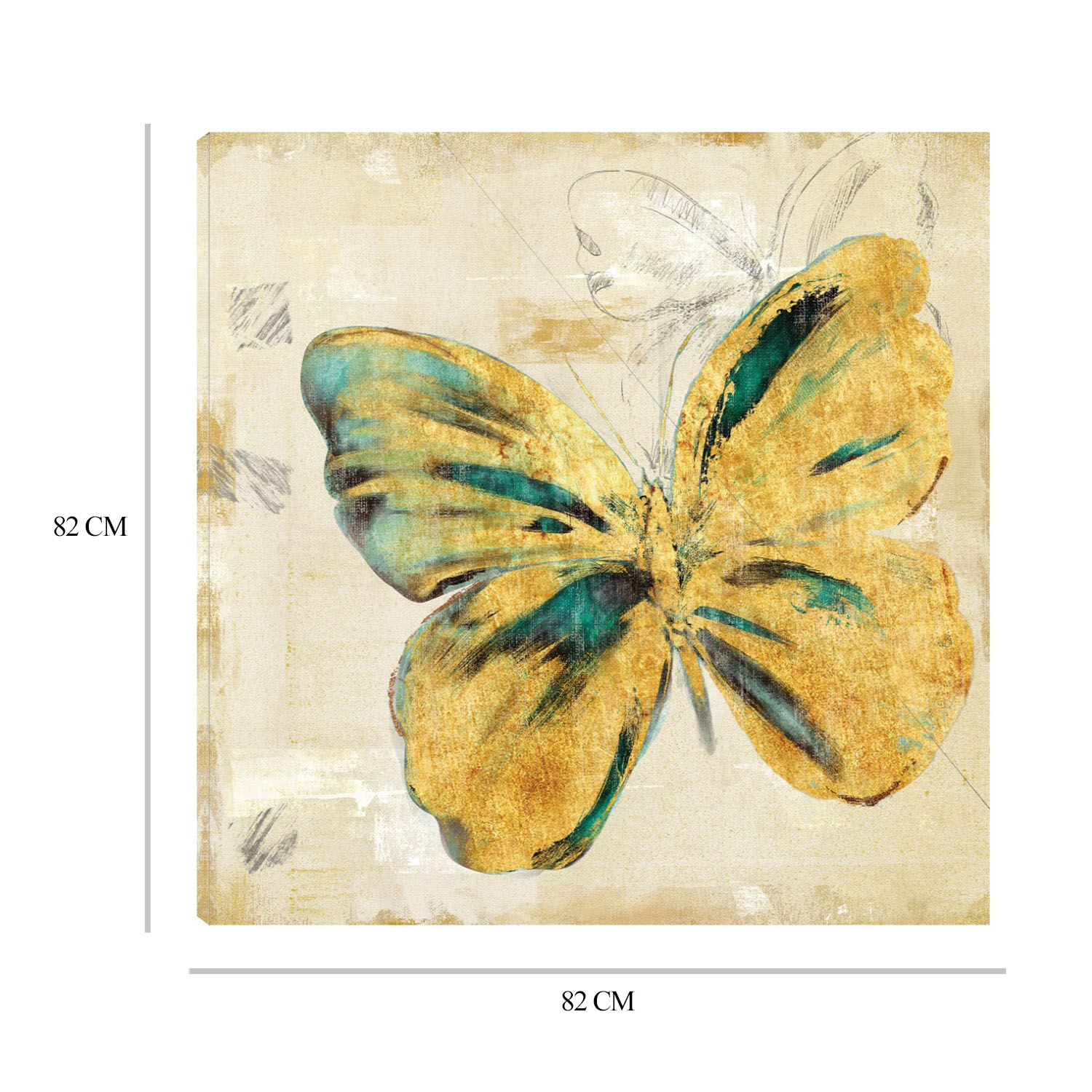 Foto 7 pulgar | Cuadro Decorativo Fine Art TJ 'Bosquejo de Mariposa II'