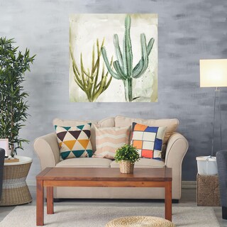 Foto 2 | Cuadro Decorativo - Cactus En Acuarela Ii - Heather Hayes - Arte Moderno - Impresión En Lienzo - Fine Art Tj