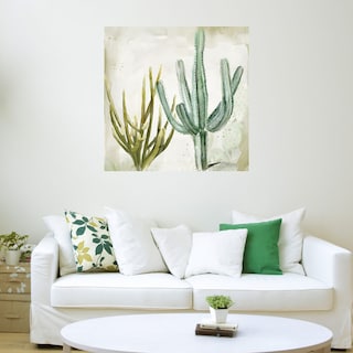 Foto 3 | Cuadro Decorativo - Cactus En Acuarela Ii - Heather Hayes - Arte Moderno - Impresión En Lienzo - Fine Art Tj
