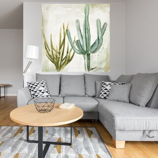 Foto 4 | Cuadro Decorativo - Cactus En Acuarela Ii - Heather Hayes - Arte Moderno - Impresión En Lienzo - Fine Art Tj