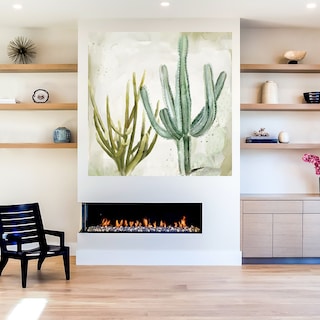 Foto 5 | Cuadro Decorativo - Cactus En Acuarela Ii - Heather Hayes - Arte Moderno - Impresión En Lienzo - Fine Art Tj