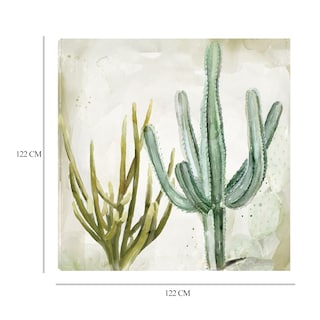 Foto 6 | Cuadro Decorativo - Cactus En Acuarela Ii - Heather Hayes - Arte Moderno - Impresión En Lienzo - Fine Art Tj