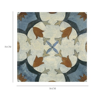 Foto 6 | Cuadro Decorativo Fine Art TJ 'Azulejos Del Viejo Mundo V' de Silvia Vassileva 56 x 56 cm