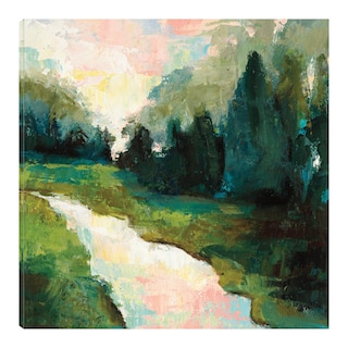 Foto 1 | Cuadro Decorativo - Caminata Por El Río - Jeanette Vertentes - Arte Moderno - Impresión En Lienzo - Fine Art Tj