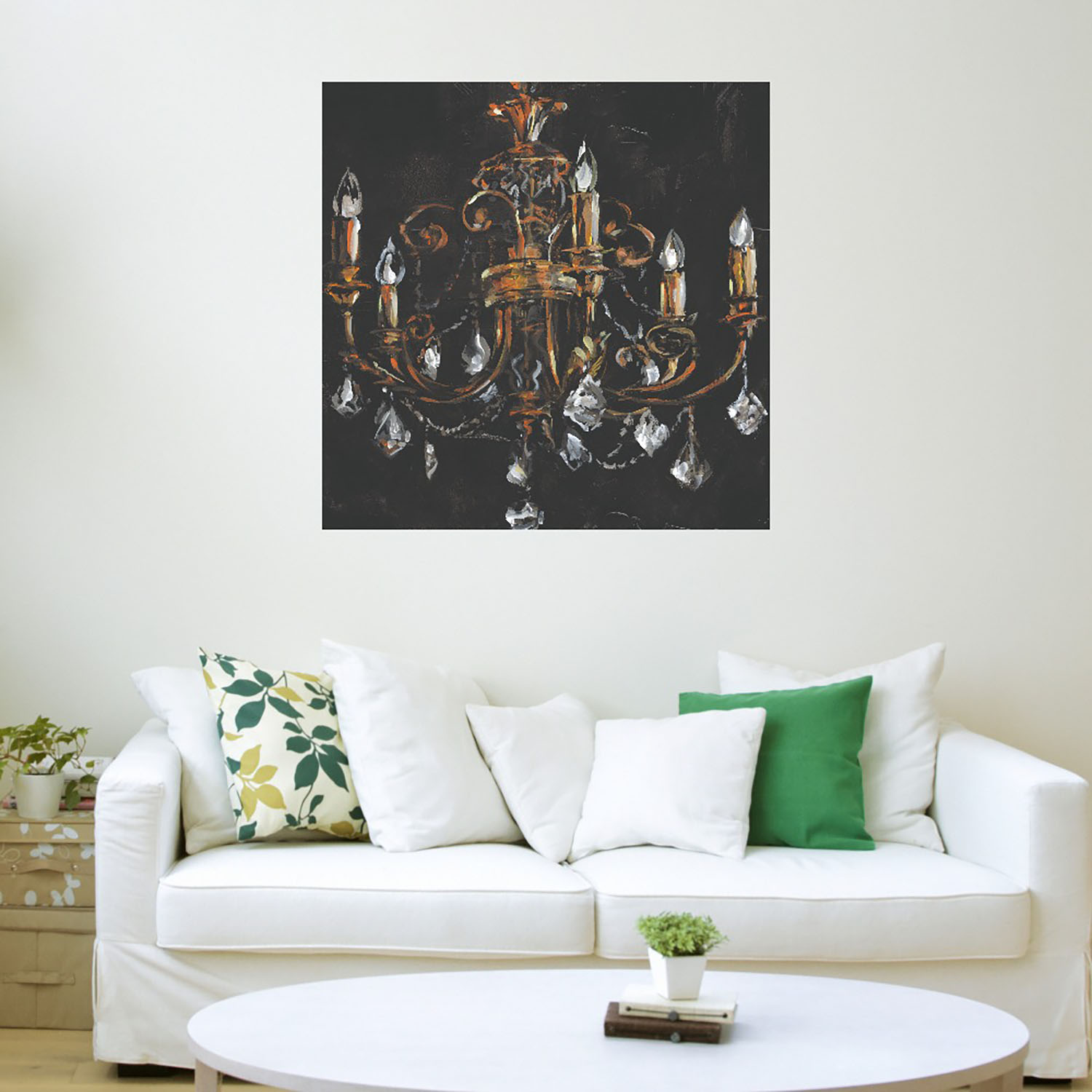 Foto 4 pulgar | Cuadro Decorativo Fine Art TJ 'Candelabro Dorado' de Willowbrook Fine Art 94 x 94 cm