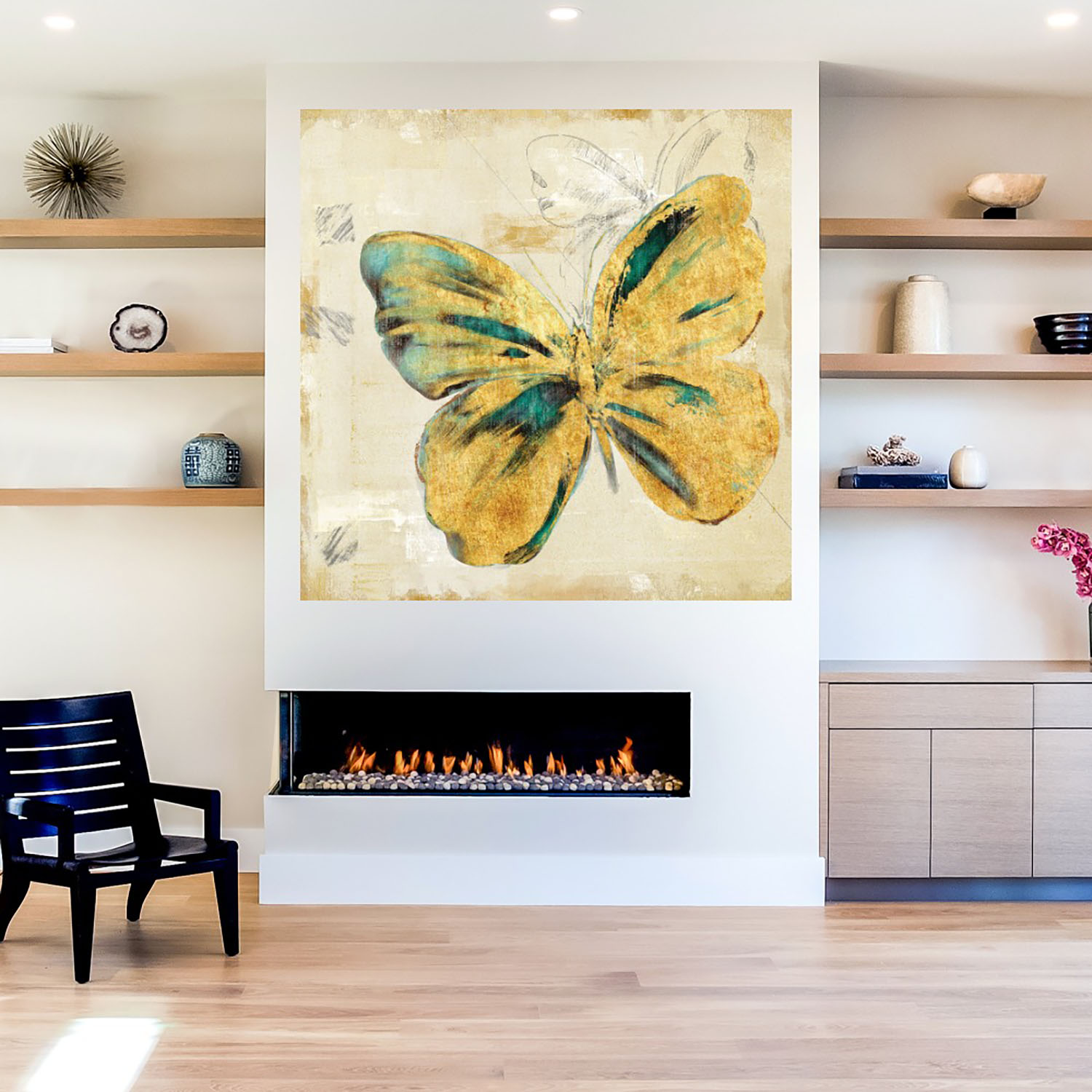 Foto 5 | Cuadro Decorativo Fine Art TJ 'Candelabro Dorado' de Willowbrook Fine Art 94 x 94 cm