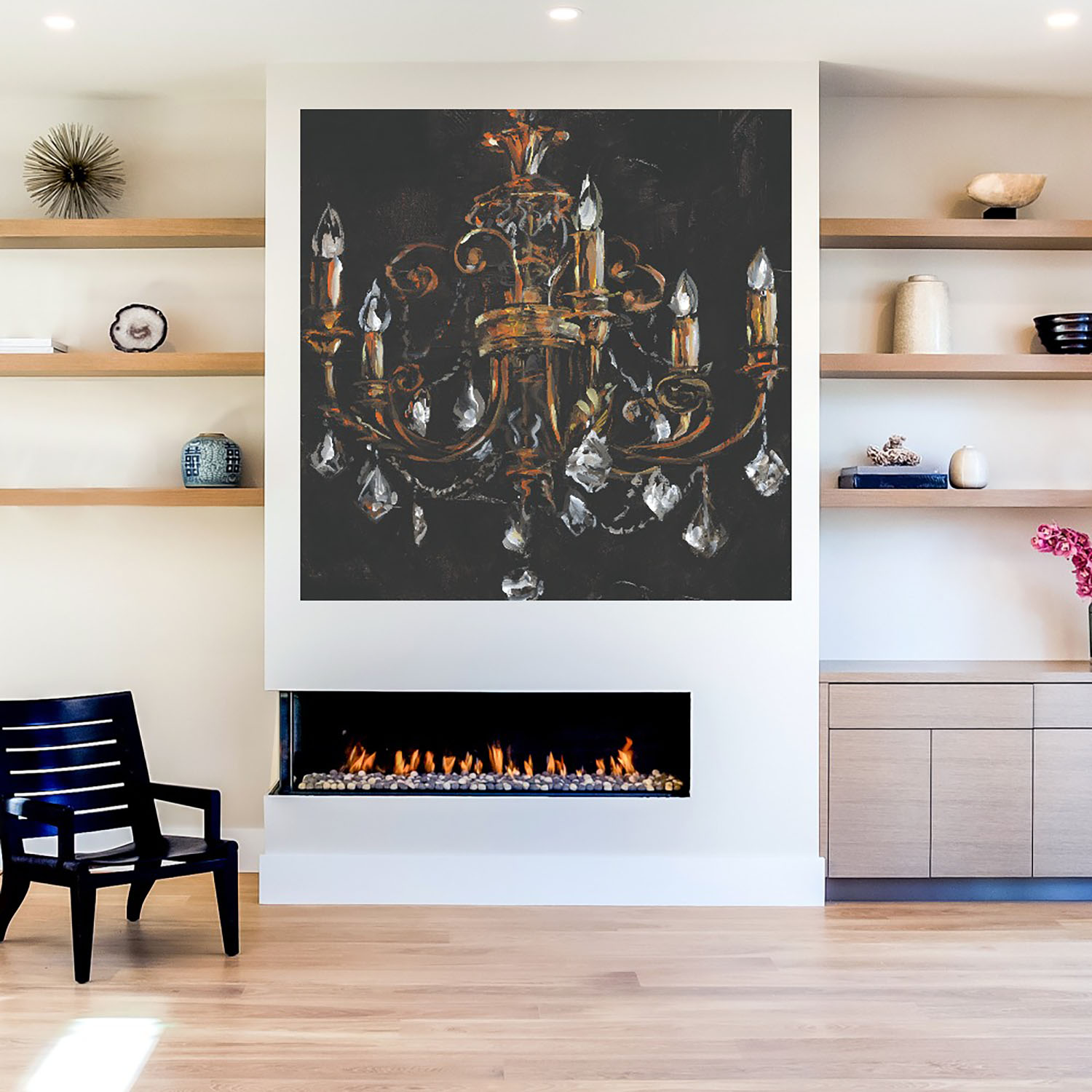 Foto 5 | Cuadro Decorativo Fine Art TJ 'Candelabro Dorado' de Willowbrook Fine Art 82 x 82 cm