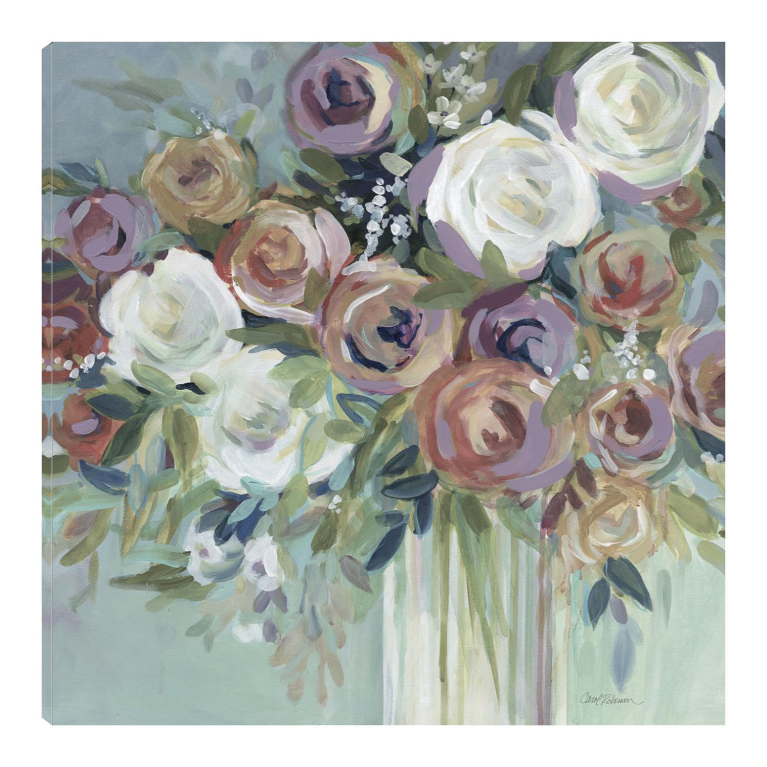 Foto 2 pulgar | Cuadro Decorativo Fine Art TJ 'Bouquet Confeti II' de Carol Robinson 82 x 82 cm