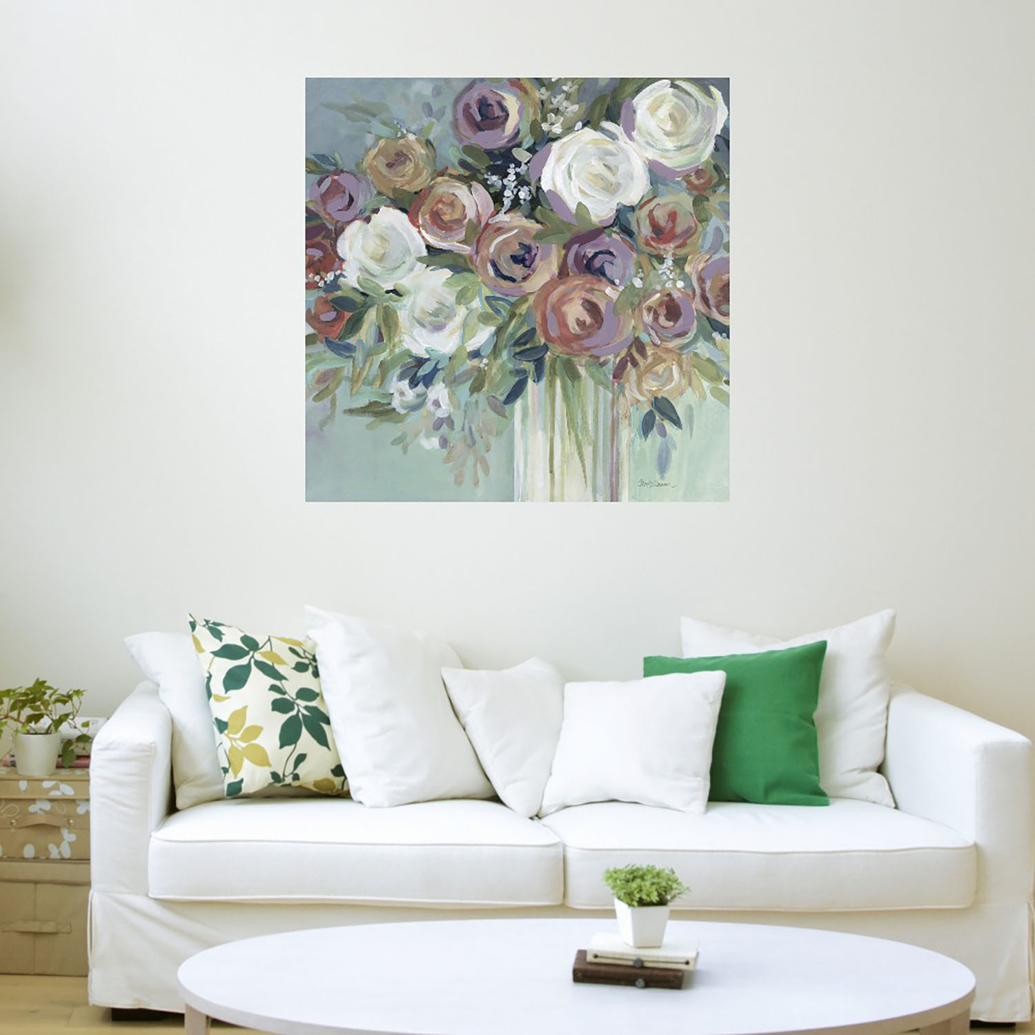 Foto 4 pulgar | Cuadro Decorativo Fine Art TJ 'Bouquet Confeti II' de Carol Robinson 82 x 82 cm