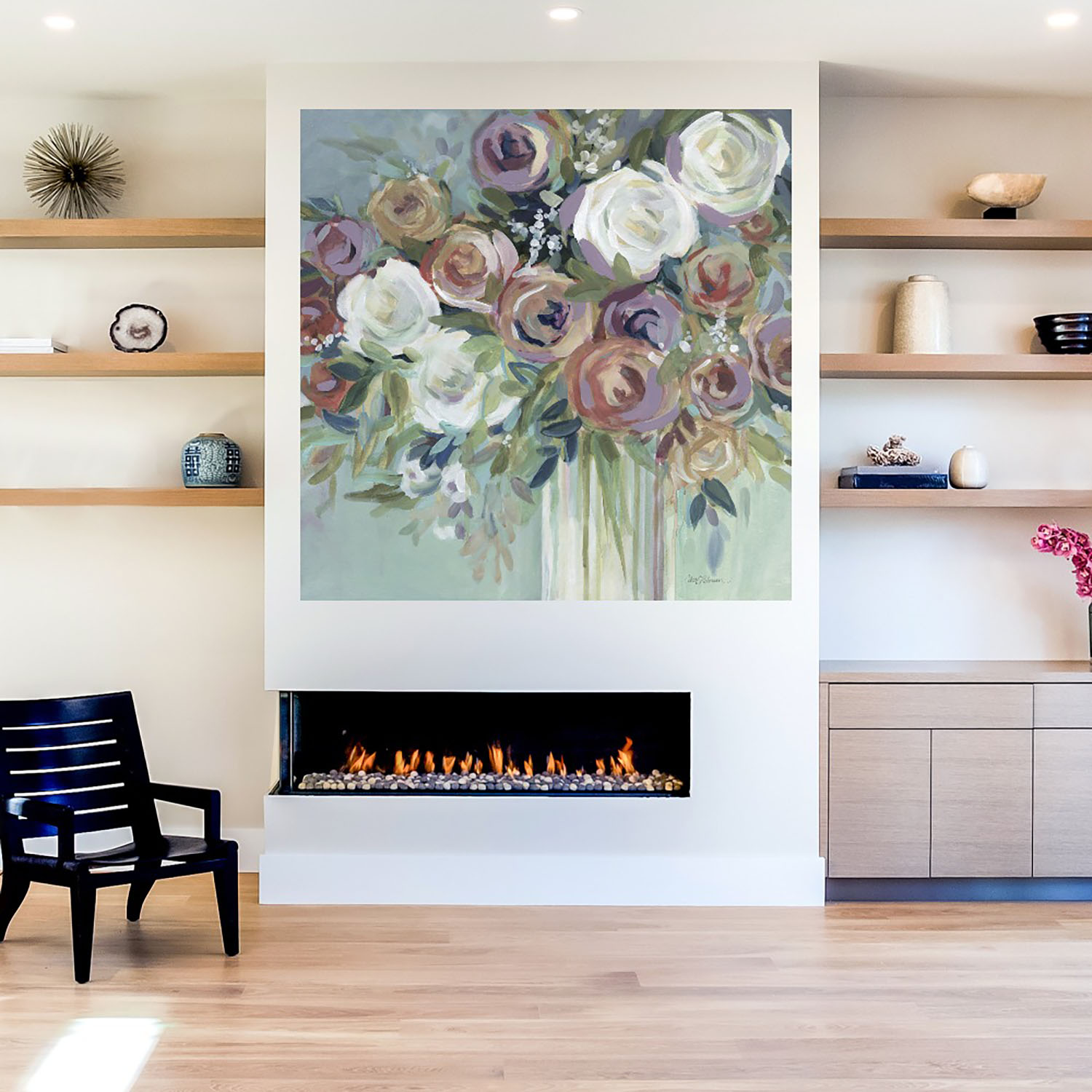 Foto 6 pulgar | Cuadro Decorativo Fine Art TJ 'Bouquet Confeti II' de Carol Robinson 82 x 82 cm