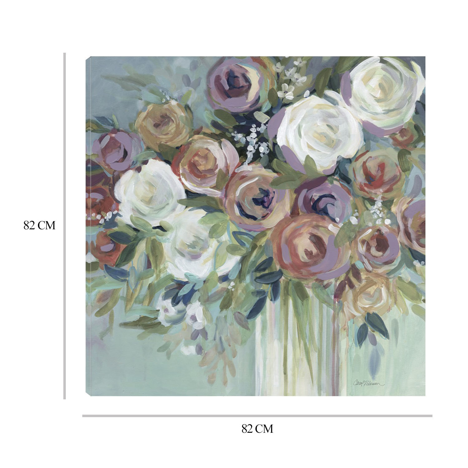 Foto 7 pulgar | Cuadro Decorativo Fine Art TJ 'Bouquet Confeti II' de Carol Robinson 82 x 82 cm