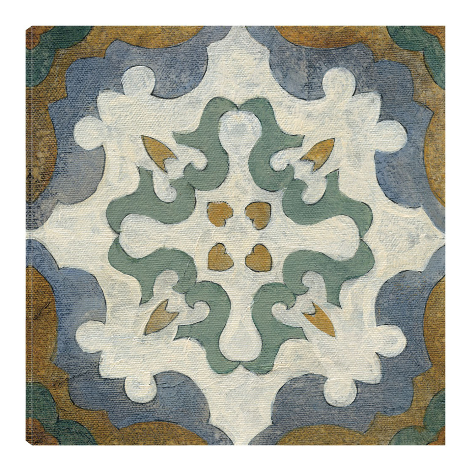 Foto 2 pulgar | Cuadro Decorativo - Azulejos Del Viejo Mundo Vi - Silvia Vassileva  - Arte Moderno - Impresión En Lienzo - Fine Art Tj
