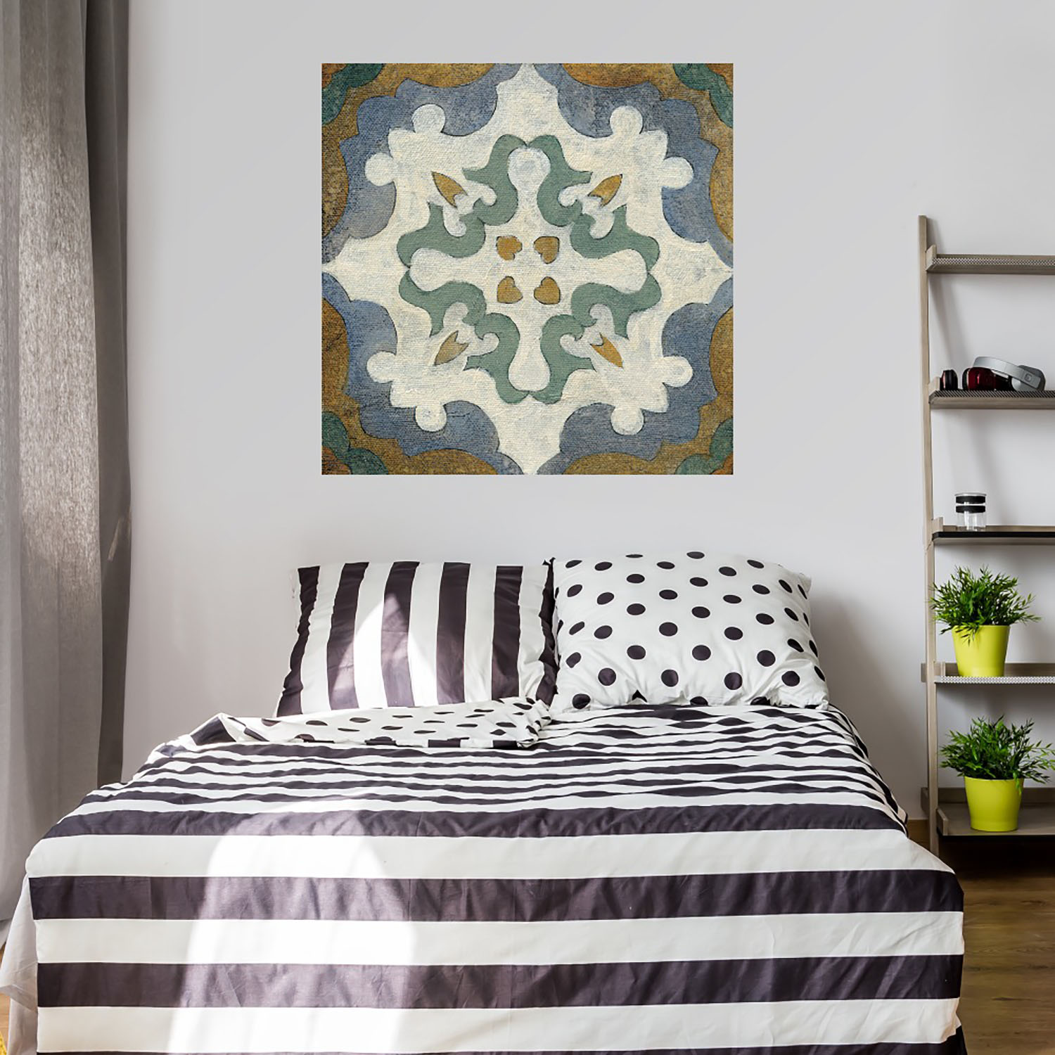 Foto 2 | Cuadro Decorativo - Azulejos Del Viejo Mundo Vi - Silvia Vassileva  - Arte Moderno - Impresión En Lienzo - Fine Art Tj