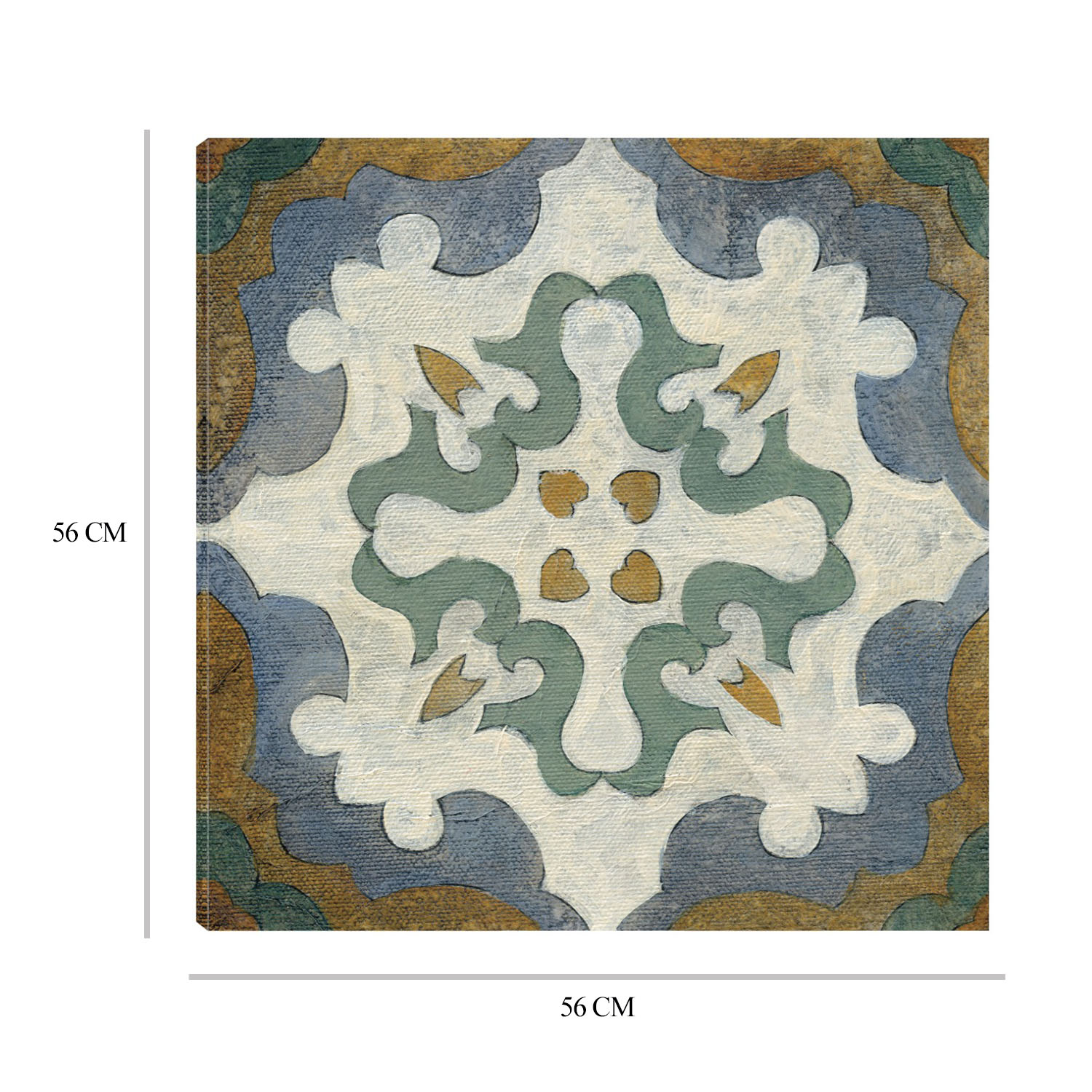 Foto 7 pulgar | Cuadro Decorativo - Azulejos Del Viejo Mundo Vi - Silvia Vassileva  - Arte Moderno - Impresión En Lienzo - Fine Art Tj