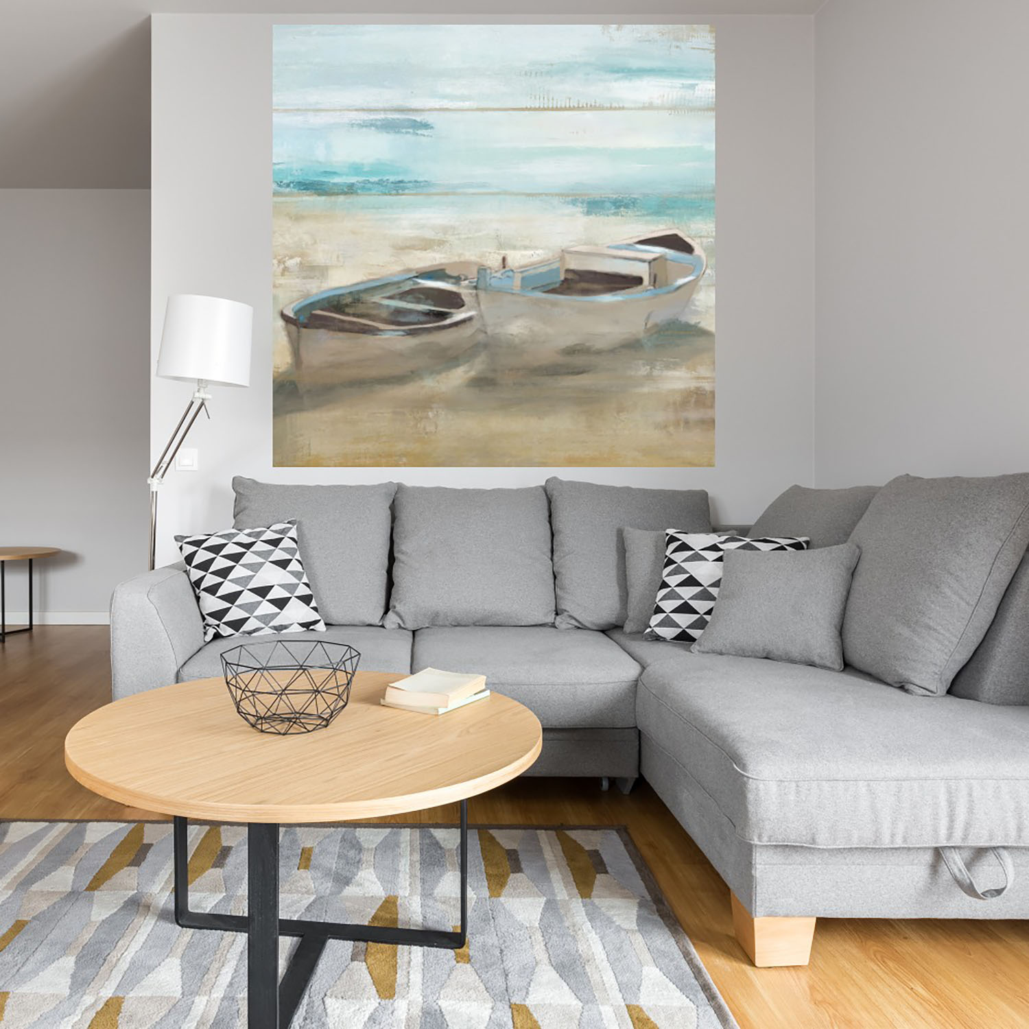 Foto 4 | Cuadro Decorativo Fine Art TJ Barra de Arena II de Heather Hayes 82 x 82 cm