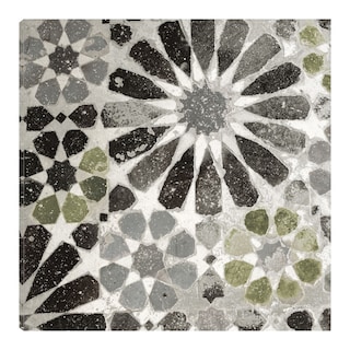 Foto 1 | Cuadro Decorativo Fine Art TJ Azulejo Verde y Gris Alhambra III de Sue Schlabach 82 x 82 cm