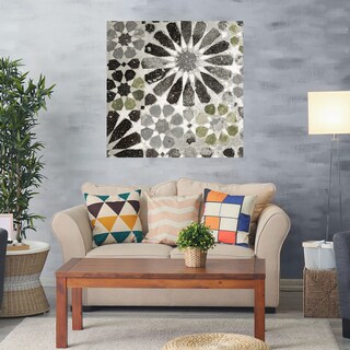 Foto 2 | Cuadro Decorativo Fine Art TJ Azulejo Verde y Gris Alhambra III de Sue Schlabach 82 x 82 cm