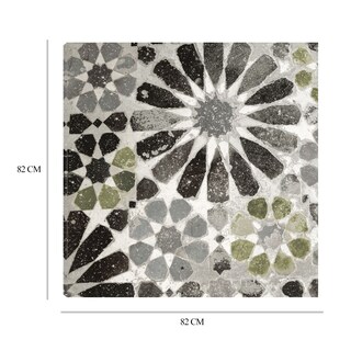 Foto 6 | Cuadro Decorativo Fine Art TJ Azulejo Verde y Gris Alhambra III de Sue Schlabach 82 x 82 cm