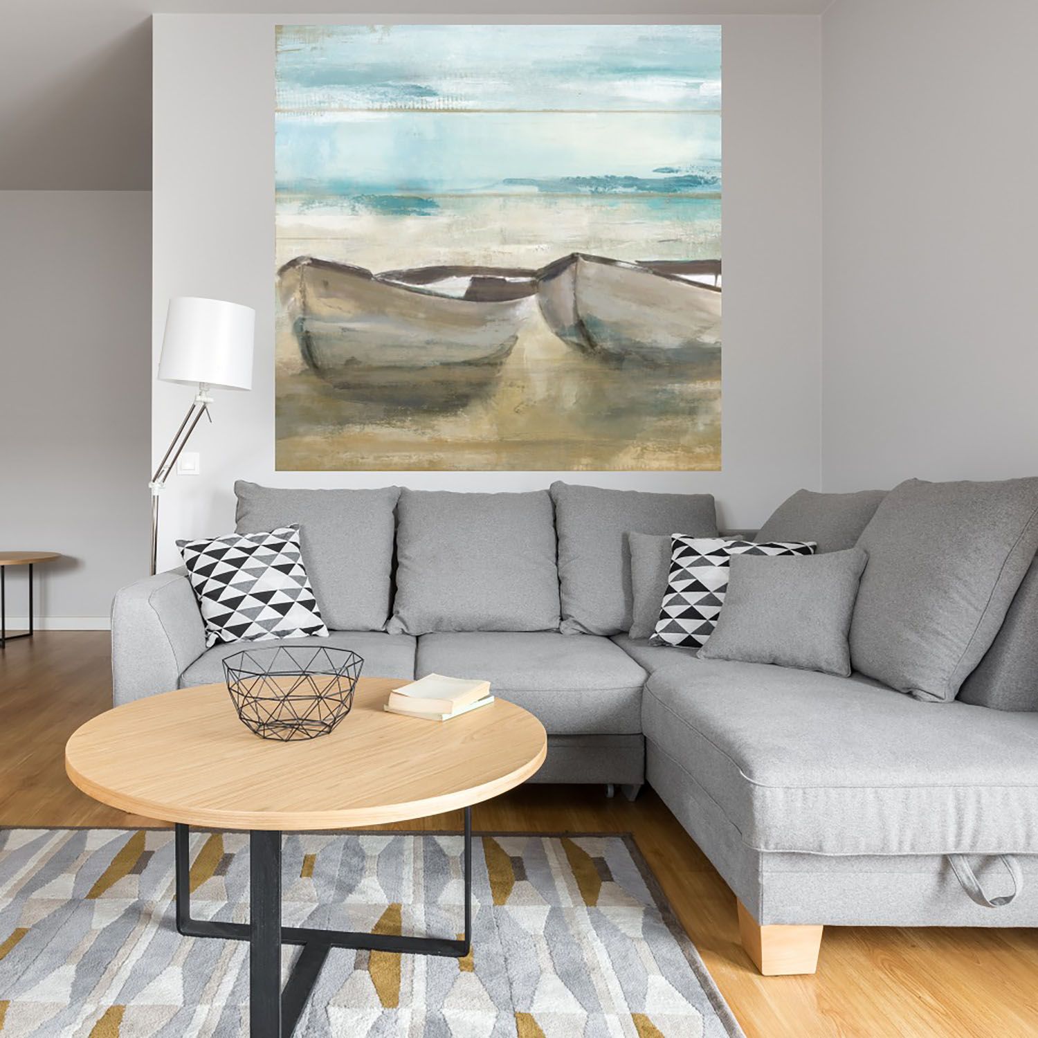 Foto 4 | Cuadro Decorativo Fine Art TJ Barra de Arena I de Heather Hayes 56 x 56 cm