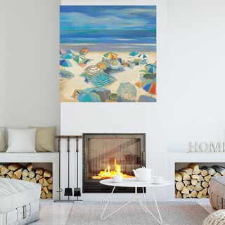 Foto 4 | Cuadro Decorativo - Fiesta En La Playa - Liz Jardine - Arte Paisaje - Impresión En Lienzo - Fine Art Tj