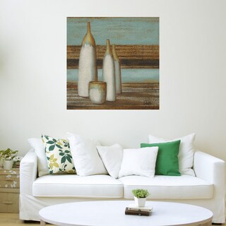 Foto 3 | Cuadro Decorativo - Elegantisimo En Verde Azulado Ii - Patricia Pinto - Arte Abstracto - Impresión En Lienzo - Fine