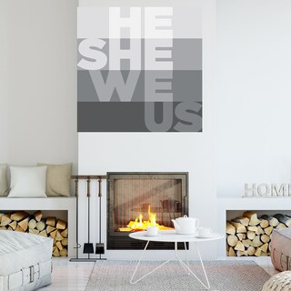Foto 4 | Cuadro Decorativo - El, Ella, Nosotros, Nosotros - Parker Jones - Arte Frases - Impresión En Lienzo - Fine Art Tj
