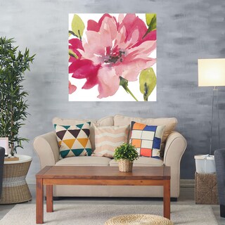 Foto 2 | Cuadro Decorativo - Flor Carmesí Ii - Sandra Jacobs - Arte Floral - Impresión En Lienzo - Fine Art Tj