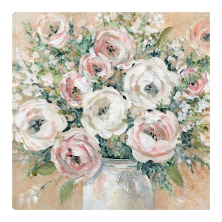 Foto 1 | Cuadro Decorativo - Bonito En Rosa - Carol Robinson - Arte Floral - Impresión En Lienzo - Fine Art Tj