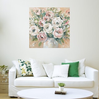 Foto 3 | Cuadro Decorativo - Bonito En Rosa - Carol Robinson - Arte Floral - Impresión En Lienzo - Fine Art Tj