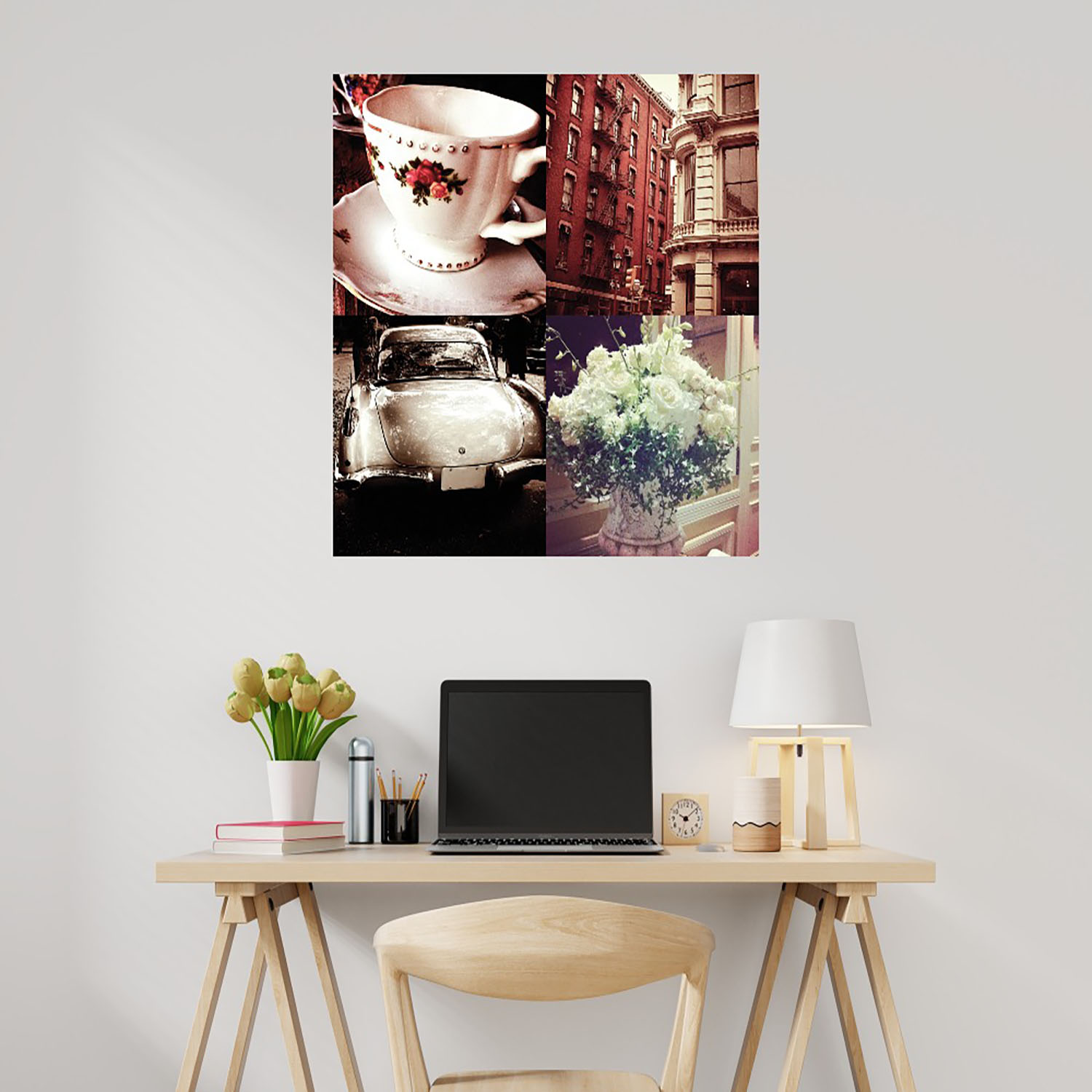 Foto 2 | Cuadro Decorativo - Estilo Vintage Ii - Acosta  - Arte Moderno - Impresión En Lienzo - Fine Art Tj