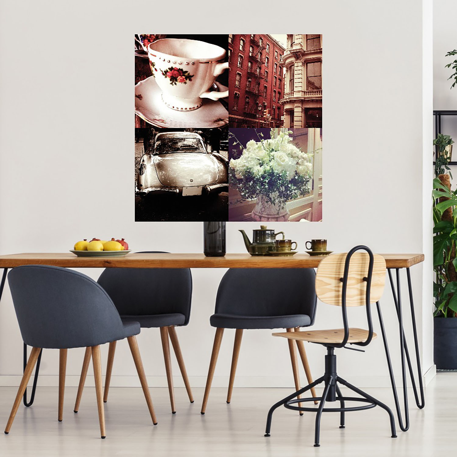 Foto 4 pulgar | Cuadro Decorativo - Estilo Vintage Ii - Acosta  - Arte Moderno - Impresión En Lienzo - Fine Art Tj
