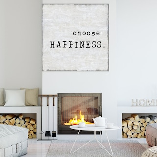 Foto 4 | Cuadro Decorativo - Elige La Felicidad - Jamie Macdowell - Arte Frases - Impresión En Lienzo - Fine Art Tj