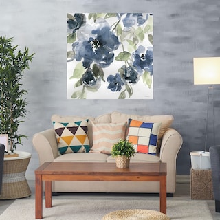 Foto 2 | Cuadro Decorativo - Flores Azules I Indigo - Carol Robinson - Arte Floral - Impresión En Lienzo - Fine Art Tj