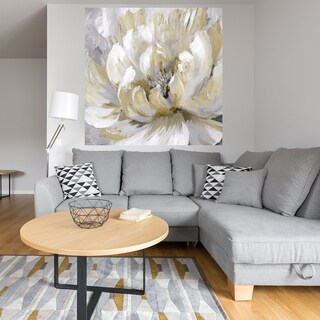 Foto 4 | Cuadro Decorativo - Estallido De Oro De Primavera - Nan - Arte Floral - Impresión En Lienzo - Fine Art Tj