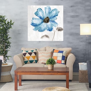 Foto 2 | Cuadro Decorativo - Flor Azul - Katrina Craven - Arte Floral - Impresión En Lienzo - Fine Art Tj