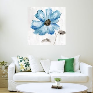 Foto 3 | Cuadro Decorativo - Flor Azul - Katrina Craven - Arte Floral - Impresión En Lienzo - Fine Art Tj