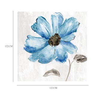 Foto 6 | Cuadro Decorativo - Flor Azul - Katrina Craven - Arte Floral - Impresión En Lienzo - Fine Art Tj