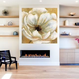 Foto 5 | Cuadro Decorativo - Flores Blancas Y Grises - Design Fabrikken - Arte Floral - Impresión En Lienzo - Fine Art Tj