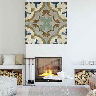 Foto 4 | Cuadro Decorativo - Azulejos Del Viejo Mundo Viii - Silvia Vassileva - Arte Abstracto - Impresión En Lienzo - Fine A