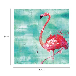 Foto 6 | Cuadro Decorativo - Flamingo De Arianna Ii - Turquesa - Paul Brent - Arte Animales - Impresión En Lienzo - Fine Art Tj