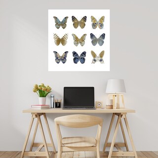 Foto 2 | Cuadro Decorativo - Estudio De Mariposa I - Julia Bosco - Arte Animales - Impresión En Lienzo - Fine Art Tj