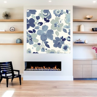 Foto 5 | Cuadro Decorativo - Flor Azul - Katrina Craven - Arte Floral - Impresión En Lienzo - Fine Art Tj