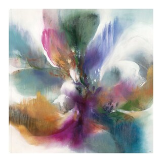 Foto 1 | Cuadro Decorativo - Flor Fucsia - K. Nari - Arte Abstracto - Impresión En Lienzo - Fine Art Tj