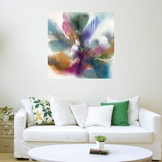 Foto 3 | Cuadro Decorativo - Flor Fucsia - K. Nari - Arte Abstracto - Impresión En Lienzo - Fine Art Tj