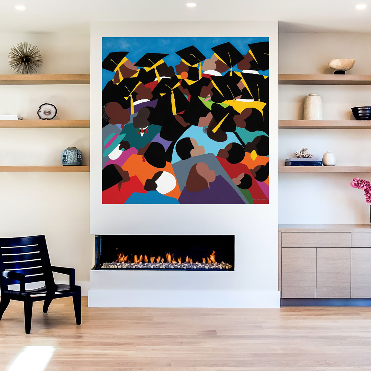 Foto 5 | Cuadro Decorativo - Etéreo Con Marrón - Rachel Springer  - Arte Abstracto - Impresión En Lienzo - Fine Art Tj