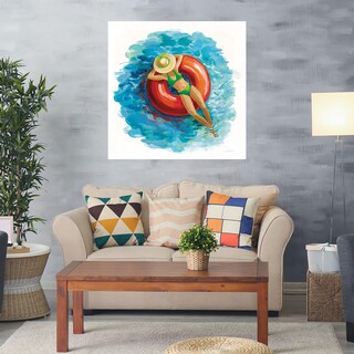 Foto 2 | Cuadro Decorativo - Bañista I - Silvia Vassileva - Arte Moderno - Impresión En Lienzo - Fine Art Tj